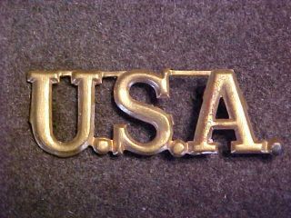 Very Rare Ww1 Or Before Usa Us Army Officer Insignia