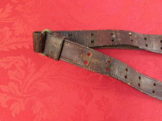 US WW1 OR EARLIER SPRINGFIELD RIFLE LEATHER SLING 2