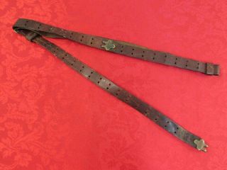 US WW1 OR EARLIER SPRINGFIELD RIFLE LEATHER SLING 8