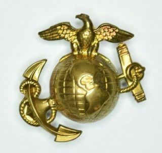 Rare N.  S.  Meyer Metal Pre Wwii Era U.  S.  Marine Corps Ega 1920 