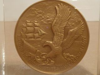 1775 - 1975 UNITED STATES NAVY– BICENTENNIAL MEDAL BIRTH of the U.  S.  NAVY10 - 13 - 75 5