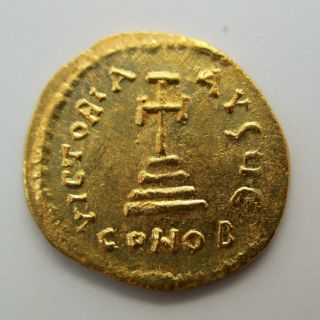 610 - 641 AD Byzantine Empire HERACLIUS CONSTANTINE Gold Coin AV SOLIDUS Ancient 3