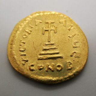 610 - 641 AD Byzantine Empire HERACLIUS CONSTANTINE Gold Coin AV SOLIDUS Ancient 4