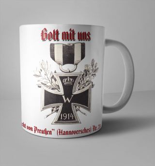 WWI German Mug Ernst Junger Pour le Merite 73rd Infantry Regiment Prince Albert 2