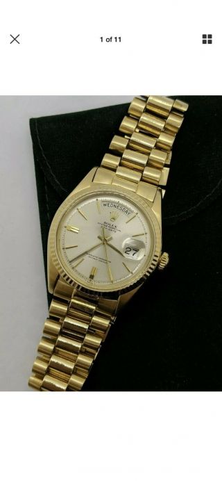 Rolex Day - Date President 18k Yellow Gold Automatic Watch - Ref 1803 - 36mm