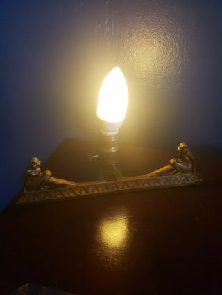 Art deco egyptian Style Accent Lamp 4