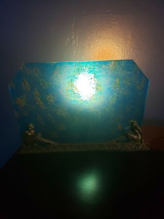 Art deco egyptian Style Accent Lamp 5