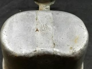WWI US Army Canteen Cup Marked A.  G.  M.  Co.  1918 5