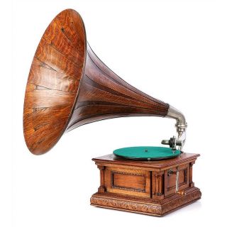 Antique American Victor Monarch Senior Gramophone - Phonograph.  Usa,  1905