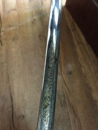 antique russian caucasian silver sword kinjal kindjal shamshir shashka 6