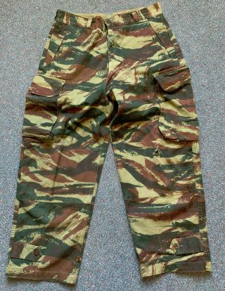 French Army Lizard Camouflage Pants Tap/47 Indochina Or Algeria Size 84r