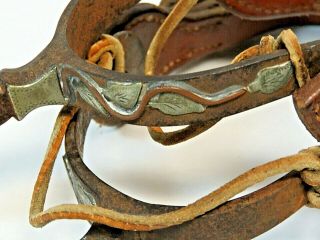 RARE Vintage Antique Western Spurs from Ranch Located in Kansas Founded in 1888 10