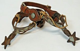 RARE Vintage Antique Western Spurs from Ranch Located in Kansas Founded in 1888 12