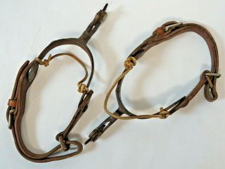 RARE Vintage Antique Western Spurs from Ranch Located in Kansas Founded in 1888 7