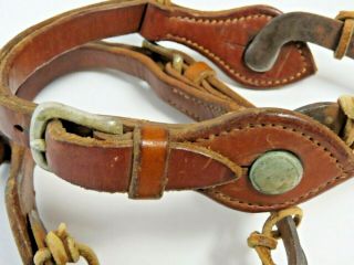 RARE Vintage Antique Western Spurs from Ranch Located in Kansas Founded in 1888 9