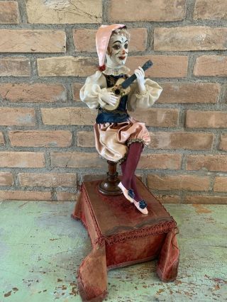 Antique French Leopold Lambert Jester/Clown Automaton Very Rare 2