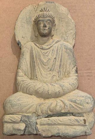 Ancient Gandharan Kushan Buddha Period Figure Statue 2nd - 3rd Century AD 2