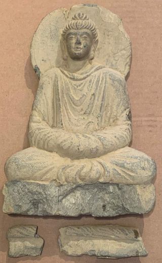 Ancient Gandharan Kushan Buddha Period Figure Statue 2nd - 3rd Century AD 3
