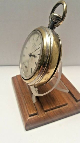 VINTAGE YANKEE R.  H.  INGERSOLL & BRO.  YORK BACK WIND & SET WATCH Pat.  1890 2