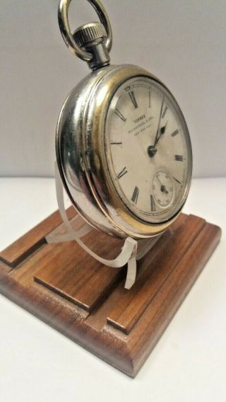 VINTAGE YANKEE R.  H.  INGERSOLL & BRO.  YORK BACK WIND & SET WATCH Pat.  1890 3