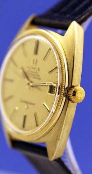Vintage Omega Constellation Chronometer 18K Gold Dial & Case Automatic Men Watch 7