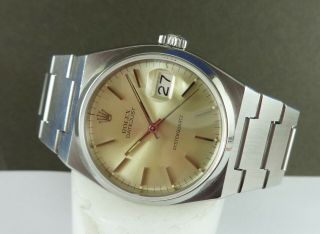 Men’s Rolex Datejust Oysterquartz Stainless Steel Watch Ref.  17000.  Ca 1978