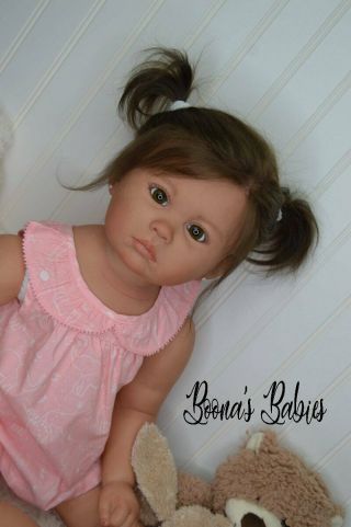 Ready To Ship Reborn Baby Girl Doll Toddler Julieta By Ping Lau Glass Eyes