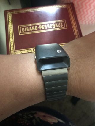 VERY RARE Vintage Girard Perregaux Casquette Led Watch 12