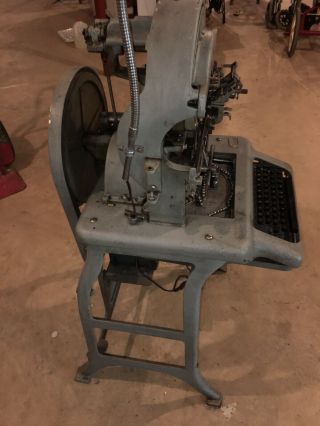 Antique Addressograph Graphotype Machine 6300 8