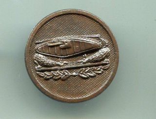 U.  S.  Wwi Aef Armored Tank Enlisted Mans Collar Disc