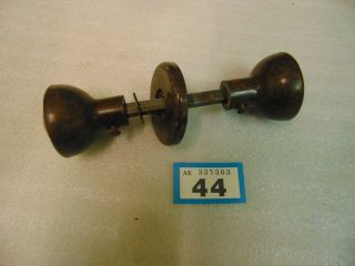 Vintage Rim Lock Bakelite Door Knobs Handles 44