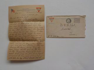 Wwi Letter 1918 Flu Camp Wadsworth South Carolina Bulls Gap Tennessee Ww I Ww1