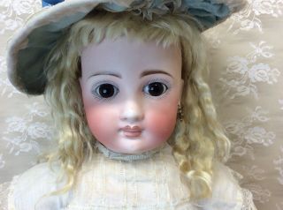 Antique 22” Sonneberg For French Market Bisque Doll 10