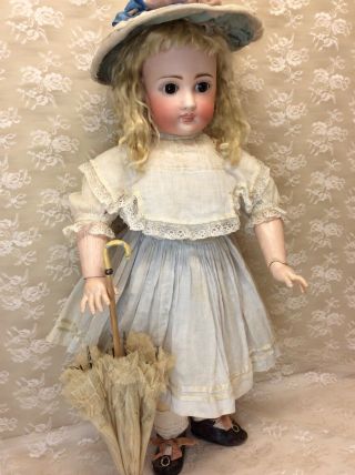 Antique 22” Sonneberg For French Market Bisque Doll 12