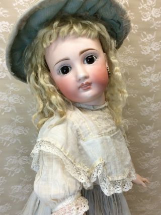 Antique 22” Sonneberg For French Market Bisque Doll
