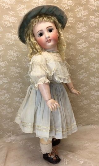 Antique 22” Sonneberg For French Market Bisque Doll 4