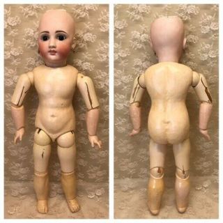 Antique 22” Sonneberg For French Market Bisque Doll 9
