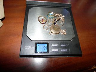 VINT.  46.  1 grams 14K &10K Jewelry,  Rings,  Bracelets,  Longines Watch 14k,  2 Gold Teeth 2