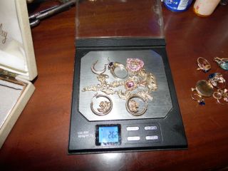 VINT.  46.  1 grams 14K &10K Jewelry,  Rings,  Bracelets,  Longines Watch 14k,  2 Gold Teeth 3