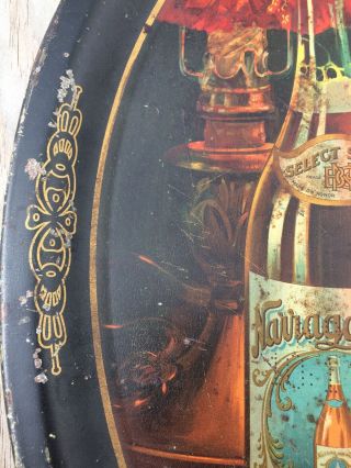 Antique NARRAGANSETT LAGER & ALE Providence R.  I.  Beer Advertising TRAY Brewing 5