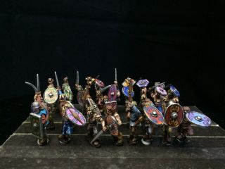 28mm Ancient Wab Dps Painted Gallic Warriors Gh1422