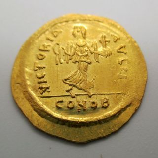 602 - 610 AD Byzantine Empire PHOCAS Semissis GOLD COIN 1/2 Solidus ANCIENT Stacks 4