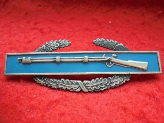 Rare Wwii Two Piece Gemsco Cib Combat Infantryman Badge