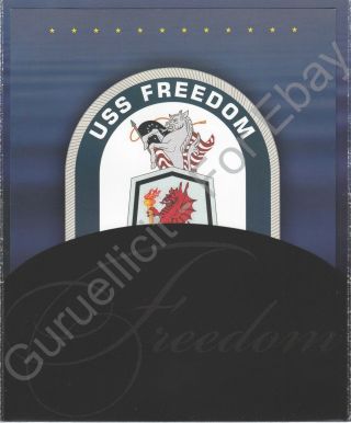 USS Freedom (LCS 1) - US Navy Christening Program - 2006 3