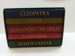 FOLIO SOCIETY RULERS OF THE ANCIENT WORLD 5 VOLUME BOXED SEt 4th Printing 2