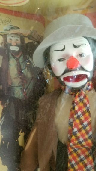 1978 Emmett Kelly Jr Ventriloquist Hobo Clown Puppet Doll Dummy 24 " Horsman
