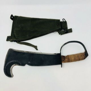 Vietnam War Era Frank & Warren Survival Type Iv Ax W/ Sheath