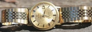 1963 Vintage Solid 18k Gold OMEGA 