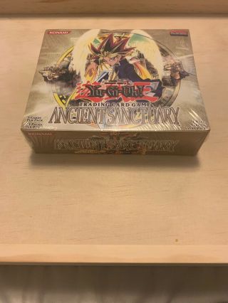 Yugioh Ancient Sanctuary English Booster Box 24ct.  Rare.  Konami Shonen Jump’s.