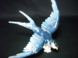 Stunning Vintage Karl Ens Germany Flying Swallow Figurine 6